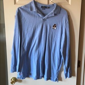 Polo Ralph Lauren Bear Logo Long Sleeve Polo